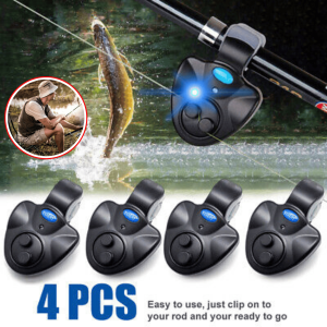 COD 4 PCS TaffSPORT Alarm Pancing otomatis Siren R3 Yolo dengan Indikator LED Suara Kencang