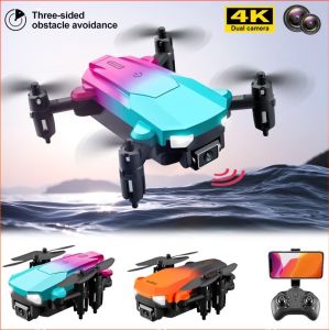 (Upgraded Version Ready Stock Malaysia) New Mini Drone 4K HD Dual Camera With One Key Return FPV Professional Optical Avoidance Drone Foldable Quadcopter Toy 空拍机 无人机