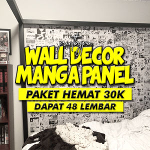 (HEMAT 30K) Poster Dinding Anime Manga Wall Decor Panel - Sticker Hiasan Dinding Wallpaper Kamar - Black Clover Jujutsu Kaisen Tokyo Revengers One Piece Black Clover Naruto Boruto Demon Slayer Kimetsu no Yaiba Attack on Titan Shingeki no Kyojin Haikyuu