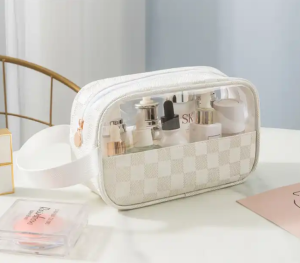 Tas Kosmetik Motif / Waterproof / Travel Make Up Bag Organizer Dompet Kosmetik Waterproof