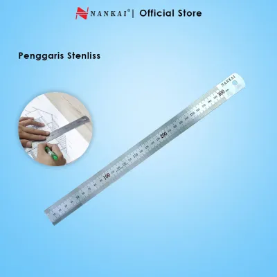 Penggaris Stainless Steel 60cm Nankai