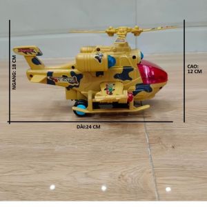 Đồ chơi Máy bay quân sự - FLYING EAGLE: Có đèn  flash và có tiếng nhạc. Kích thước máy bay: Dài 24cm X Ngang 18cm X Cao 12cm