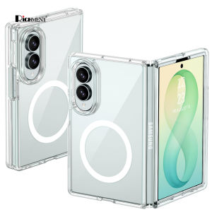 RICHMENT For Samsung Galaxy Z Fold 8 / 8 Ultra Magnetic Phone Case Clear Cover Wireless Charging for Magnetic Shell For Z Fold 8 Ultra