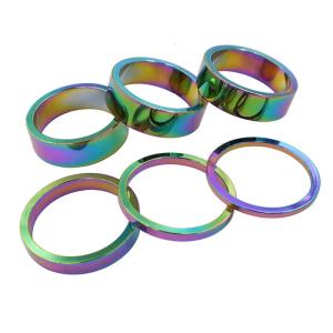 Aluminum Alloy Bicycles Headset Spacers Bicycles Front Fork Washer Bike Spacers Headset Stem Washer for Mountain Bikes