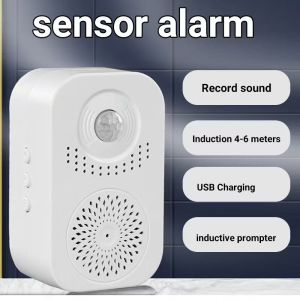 Doorway Sensor Automatic Voice Welcome Doorbell Infrared Induction Broadcasting for Home Welcome Reminders and Alarms Shop Entrance Guest Welcome Doorbell
