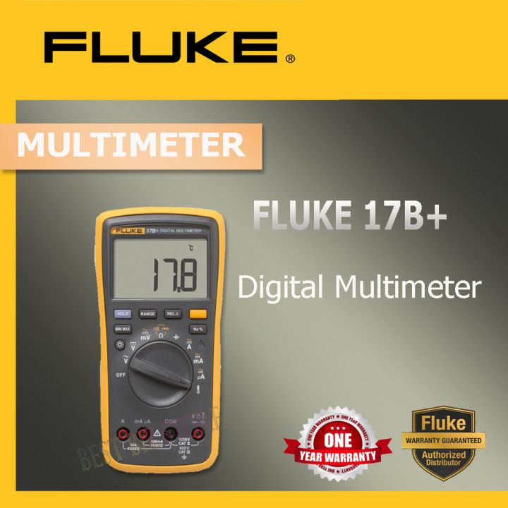 Fluke Multímetro digital CATIII 17B+/IN