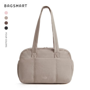 【LOCAL STOCK】BAGSMART 14 Inch Laptop Tote Bag Leisure Travel Shouldbag Lightweight Handbag Gym Bag