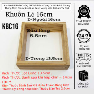 Khuôn Lẻ Các Size 10cm-20cm Gói Bánh Chưng Gỗ Thông - Dụng Cụ Gói Bánh Chưng Tiện Lợi Cho Ngày Tết Cổ Truyền