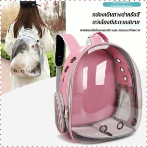 กระเป๋าเป้สะพายหลัง โปร่งใส ลดภาระ กระเป๋าเป้แมว เวลาว่าง ปลอบโยน กระเป๋าเป้ที่ระบายอากาศได้ กลางแจ้ง