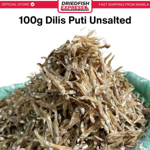 100g Dilis Puti Medium in food grade Ziplock