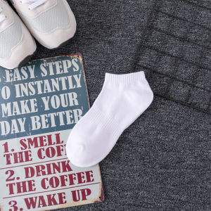 RunMall Set of 10/5 Pairs Plain running socks Mid cut sport socks for men basketball sport socks