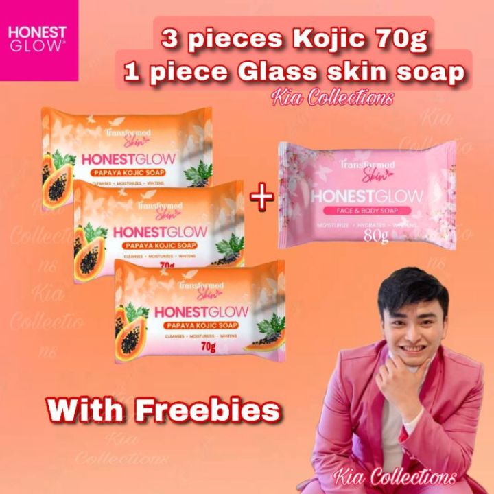 Honest Glow Papaya Kojic Soap Packages | Lazada PH