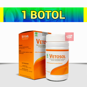 VETOSOL Kapsul Obat Jantung Koroner Mencegah Kanker - Suplemen Kesehatan Obat Jantung Koroner Ampuh Jantung Bengkak Jantung Lemah Dan Stroke Iskemik Jantung Berdebar - 100% Original Olivium