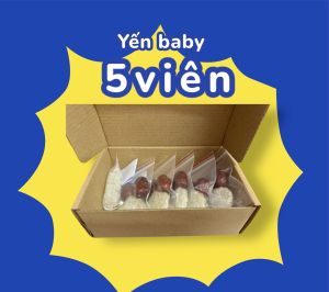 100g Yến baby vụn NGUYÊN CHẤT tặng kèm táo đỏhạt chia đường phèn