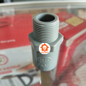 Răng ngoài ren ngoài ống nhựa PVC phi 21 27 34mm BÌNH MINH