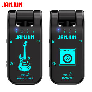 Hệ thống Guitar Không dây 2.4GHz WS-4 Bộ Phát & Nhận Âm Thanh 8 Kênh cho Bass