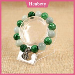 Heabety Trong suốt Acrylic Vòng đeo tay hiển thị giá Bangle tổ chức Lưu trữ chủ đứng