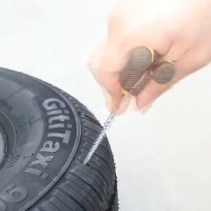 8Pcs Car Tire Repair Kit|Car & Motorcycle Tire Plug Tool Set|Equipped with Metal and ABS Accessories