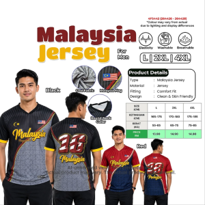 Malaysia Jersey for Men – Stylish Cool & Breathable