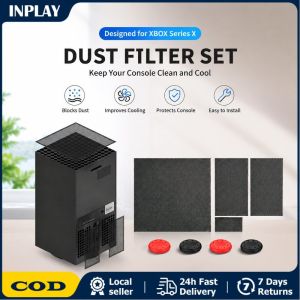 A003 1Set Cooling Fan Filter Dustproof Cover for Gaming Console Dust Cover Game Host Dustproof for Series