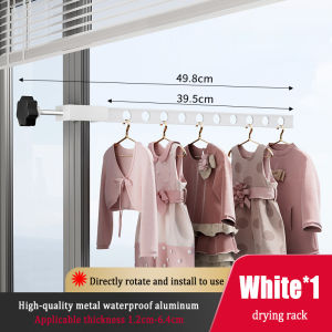 MEIDOO Outdoor Drying Drill-free Window Drying Rack Aluminum Waterproof and Rust-proof
