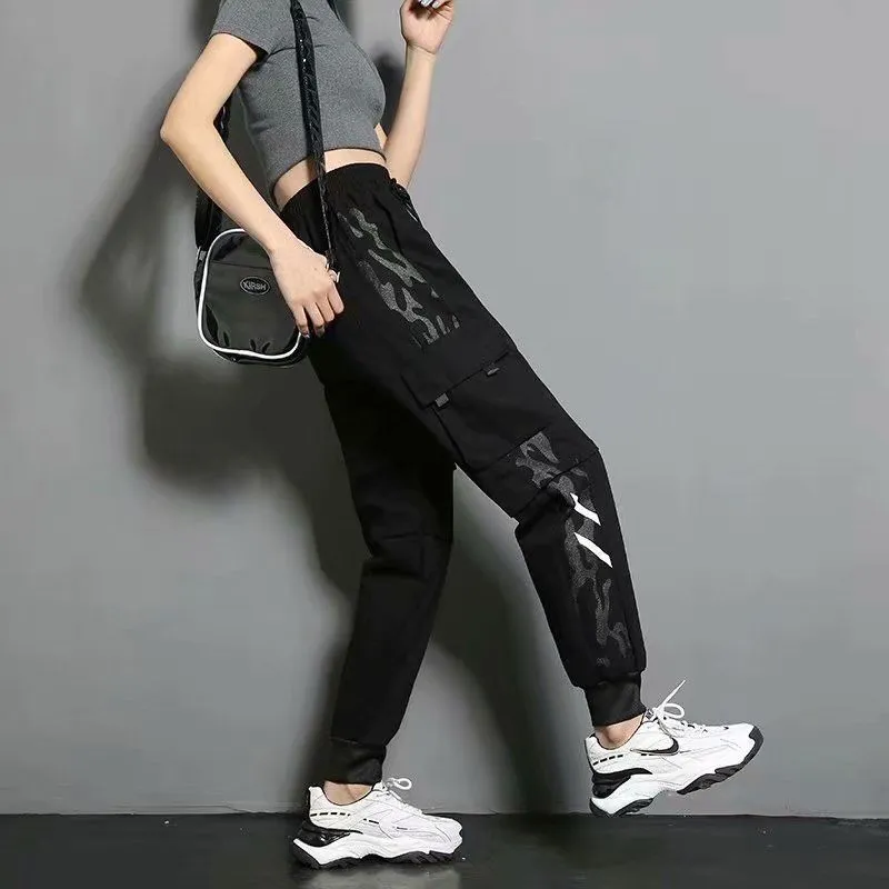 Women Winter Thickened Pants Casual Loose Plus Velvet Trousers Feet Sports Warm  Pant Elastic Sweatpants Joggers