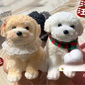 IPIE2 การ์ตูนลายการ์ตูน ตุ๊กตาสุนัขใหญ่บีบของเล่น สัตว์สัตว์สัตว์ รีบาวด์ช้า ของเล่นสปินเนอร์สำหรับสุนัข ความแปลกใหม่ มินิมินิ ของเล่นแบบบีบได้สำหรับสุนัขจำลอง ของเล่นทางประสาทสัมผัส