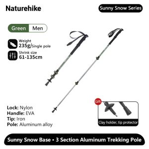 Trekking Pole Naturehike ST01 NH17D001-Z Aluminium Treking Pole Tongkat Gunung Tracking Hiking Trail