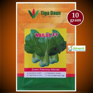 Benih Pakcoy Hibrida Hijau NAILUL F1 Cap Tiga Daun Isi 10 Gram