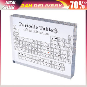 Periodic Table Display With Real Elements Acrylic School Teaching Chemical 元素周期表