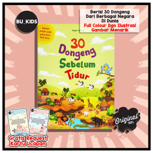 Buku Dongeng Sebelum Tidur Bergambar Anak Tk Paud