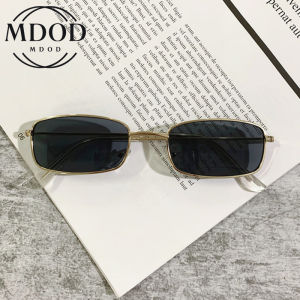 MDOD Small Frame Sunglasses For Women Vintage HD Vision Sunglasses Korea Style Retro UV400 Shades Summer Eyewear Female