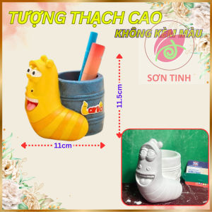 Tượng thạch cao SÂU LARVA E5 (Không kèm màu) tô tượng đồ chơi cho trẻ