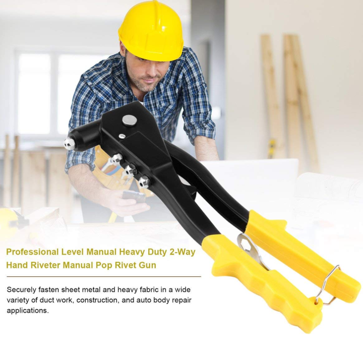 HEAVY DUTY HAND RIVETER WITH YELLOW HANDLE | Lazada PH