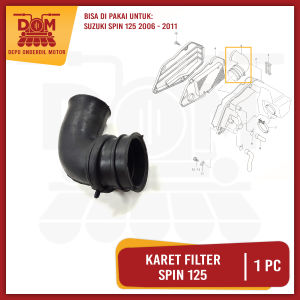 Karet Filter Spin (PSP) Joint Sambungan Karbu Karburator Ke Saringan Udara Suzuki Matic Spin 125
