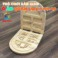 Ô Ăn Quan, Cờ Ô Quan, Trò Chơi Dân Gian Ô Quan Bằng Gỗ Đồ Chơi Board Game Phát Triển Tư Duy Chiến Thuật Cho Trẻ Em. 