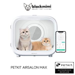 BlackMimi PETKIT Airsalon Max Pet Dryer Box Fast Coziest and Safest Pet Dryer Comfortable Pet Dryer