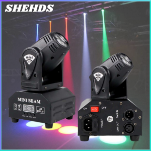 COD CEPATSHEHDS Lampu Sorot LED Outdoor Spotlight Waterproof 275V 10W - DM512 / Lampu Sorot Panggung Bergerak / Lampu Sorot Berputar Otomatis Warna Warni Mengikuti Suara Jarak Musik Jauh / Lampu Sorot LED RGB Disco DJ Moving Head DMX 10W / paket lighting