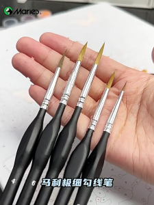 11 Pcs bàn chải bộ phận Nhỏ cọ vẽ Cho Mô Hình Sơn Màu Nước Con Số Tốt Tip Bộ cọ