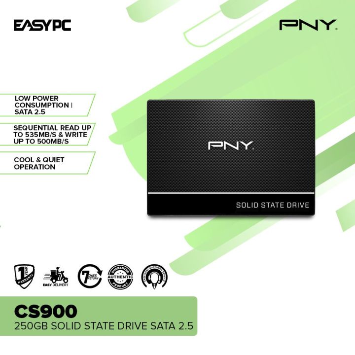EasyPC PNY CS900 120GB 250GB 500GB 1TB Solid State Drive - Main Image