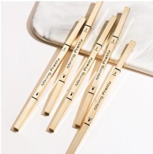 Double-ended triangular eyebrow pencil ultra-fine head waterproof long-lasting natural fog eyebrow