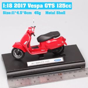 2026 Maisto 1/18 Piaggio Vespa Scooter 98 PK 125 GTR P150X 300 MP5 Primavera GTS 125CC 150CC 946 Motorcycle Diecast Toy Model Bike