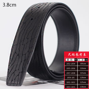 เข็มขัดหนังผู้ชายแบบใหม่ไม่มีหัวหนังวัวชั้นหนึ่งไม่มีหัวเข็มขัดเข็มขัดวัวแท้ไม่มีหัวเข็มขัดเข็มขัดแฟชั่น