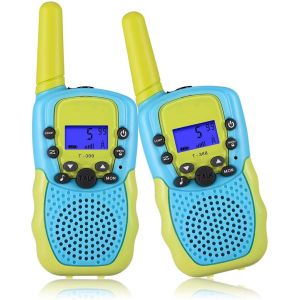 1 Pasang HT handy talky walkie talkie mainan untuk anak-anak berisi 2pcs walky talky kerja untuk 1-3KM