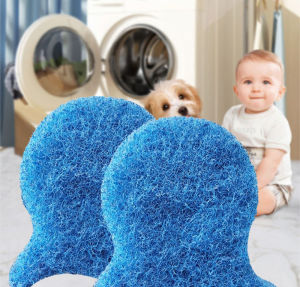 Reusable Hair and Lint Catcher Pet Hair Remover Sticky Sponge Washing Machine Laundry Hair Catcher
