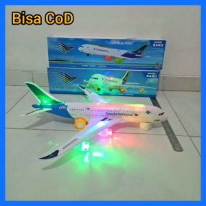 Mainan Anak Pesawat Garuda Bumb & Go: Mainan Anak Laki-Laki Besar