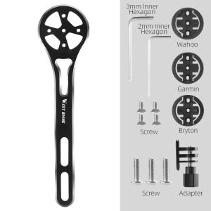 Tây đi xe đạp máy tính Xe Đạp Giá mở rộng Đèn xe đạp Camera hành động Bracket chủ Máy đo tốc độ xe đạp núi cho wahoo/Garmin/bryton/Black Bird/xoss