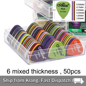 【READY STOCK】50PCS Electric Guitar Pick/Acoustic Music Picks/Plectrum Guitar Accessories/Sanded Smooth Surface Pick Folk