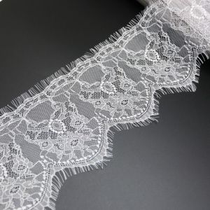 NOBLELUX 3 meters Lace Trim Ribbon Soft Texture Floral Pattern Floral Lace Trim Cuttable Sewing Lace Ribbon Dress Sewing