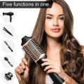 Hair Dryer Brush Blow Dryer Brush in One Step, Upgraded 4 in 1 Hair Dryer and Styler Volumizer with Negative Ion Anti-frizz Ceramic Titanium Barrel Hot Air Brush Hair Straightener. 